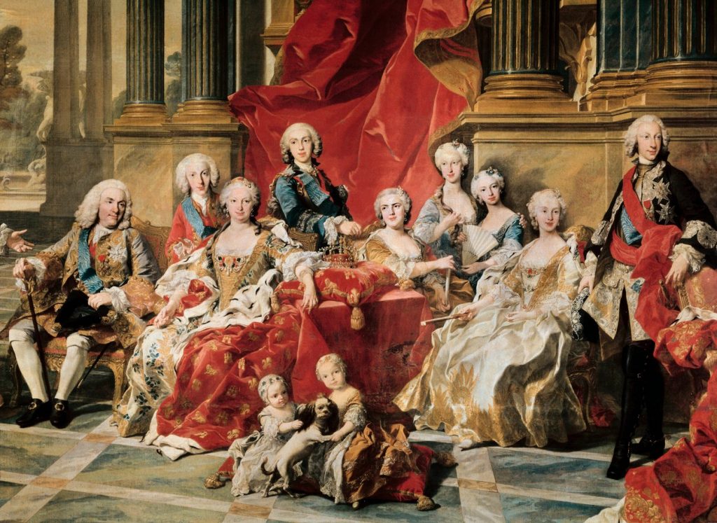 La familia de Felipe V