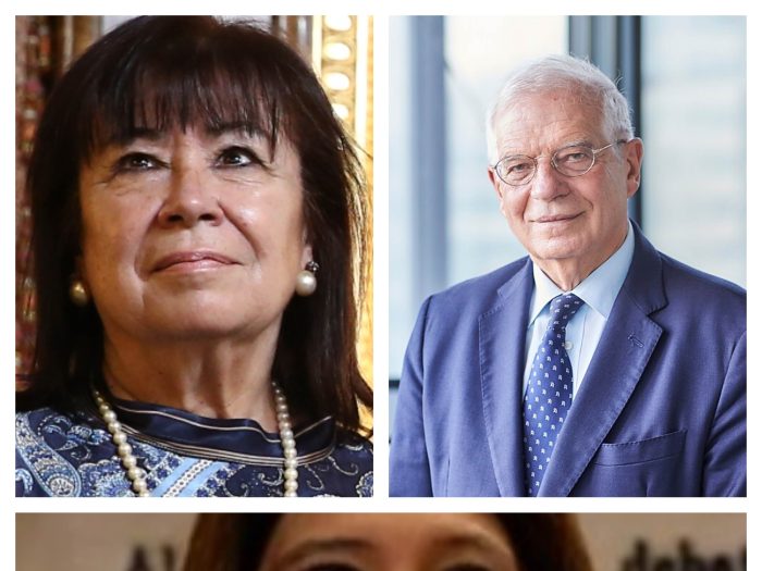 JOSEP BORRELL Y SU MUJER CRISTINA NARBONA Y EL CASO LEIRE DÍEZ QUE VA A CANTAR LA INTEMERATA